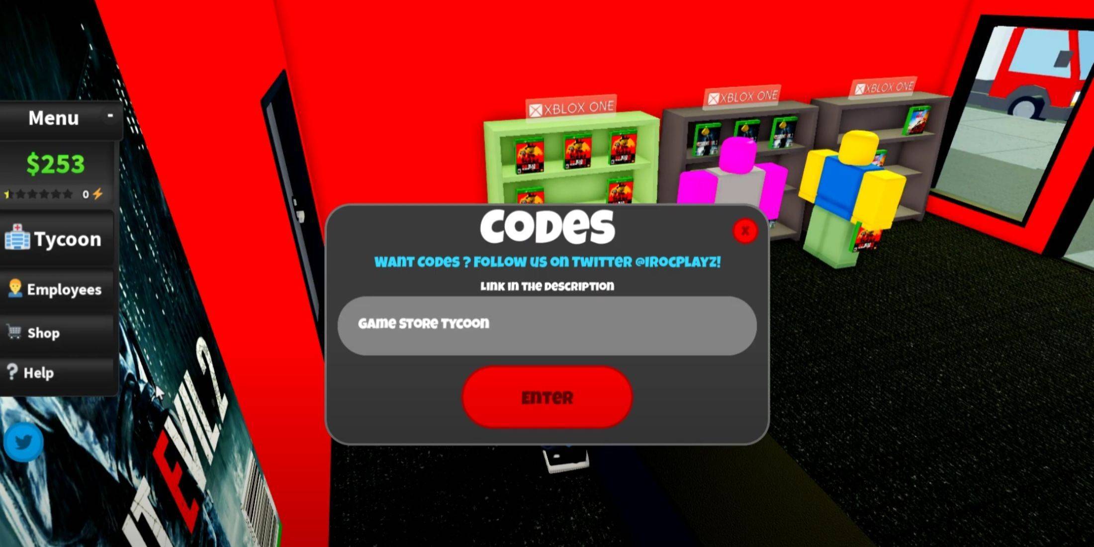 Game Store Tycoon Code Redemption