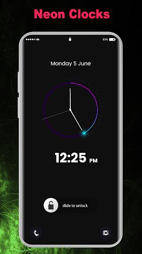 Clock Always on Display Captura de pantalla 1