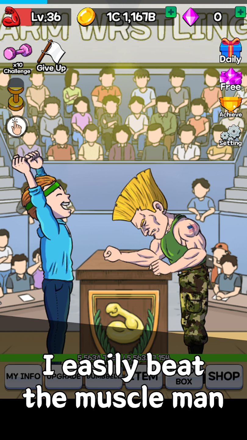 Arm Wrestling Clicker APK स्क्रीनशॉट 3