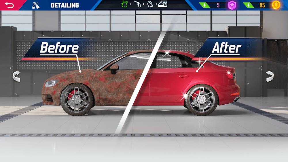 Car Detailing Simulator 2023 螢幕截圖 1