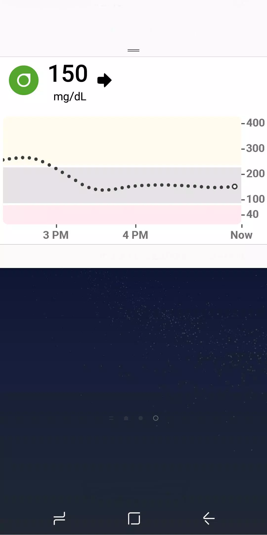 Dexcom G6 Captura de pantalla 1