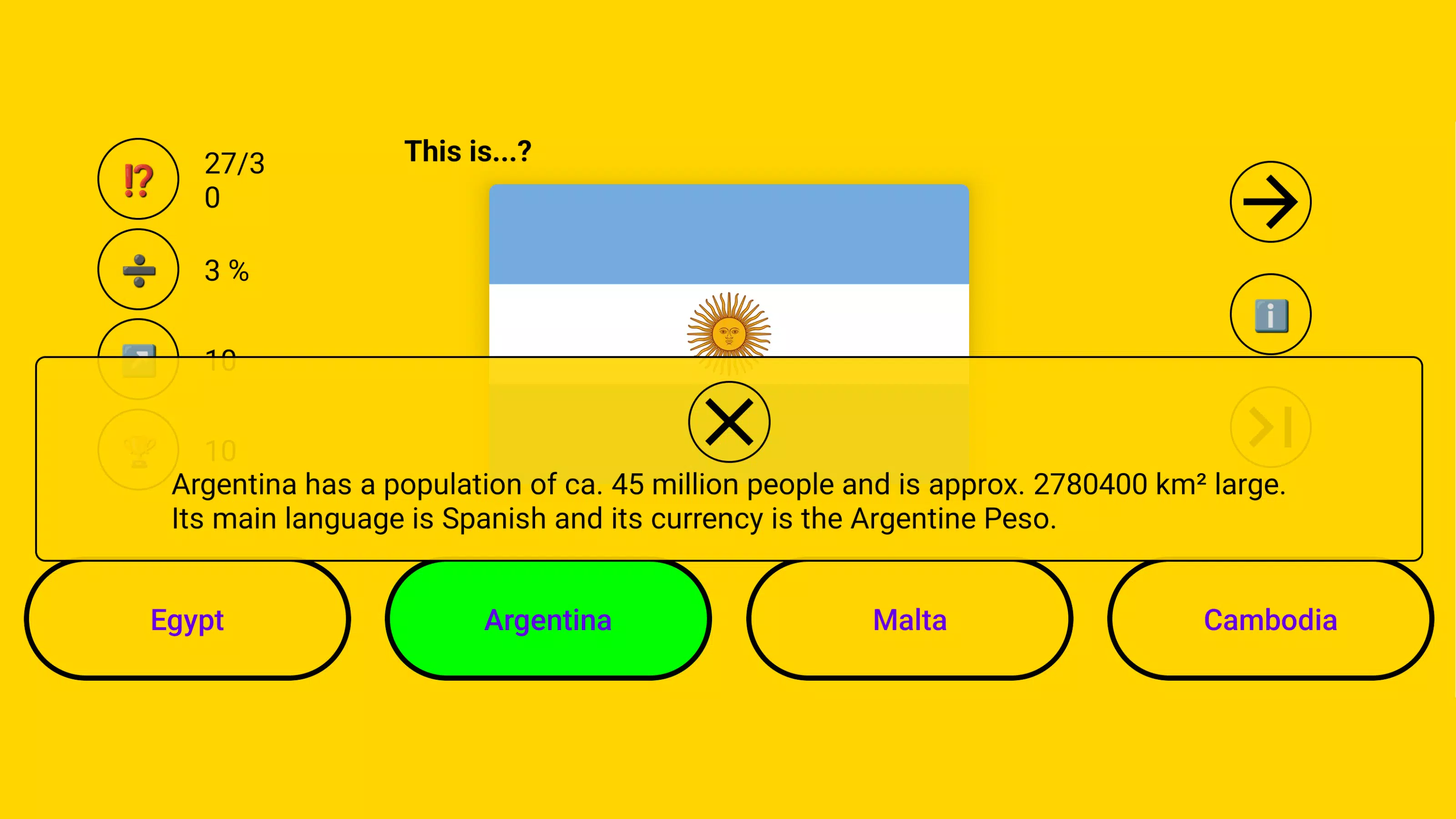 Super Flags! Flag Quiz 螢幕截圖 3