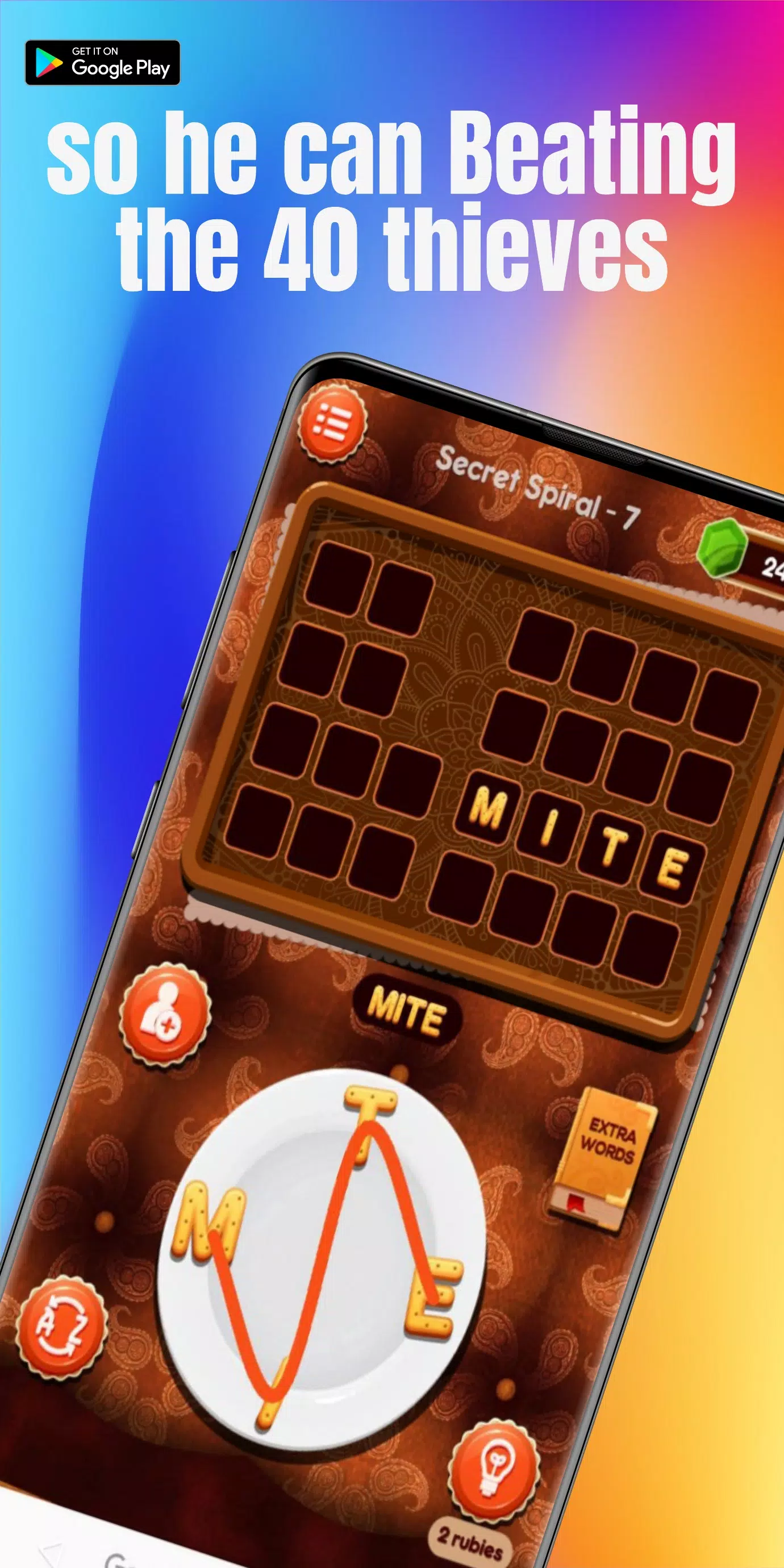 Words Connect, Ali Baba Crossword Learn Vocabulary Captura de tela 1