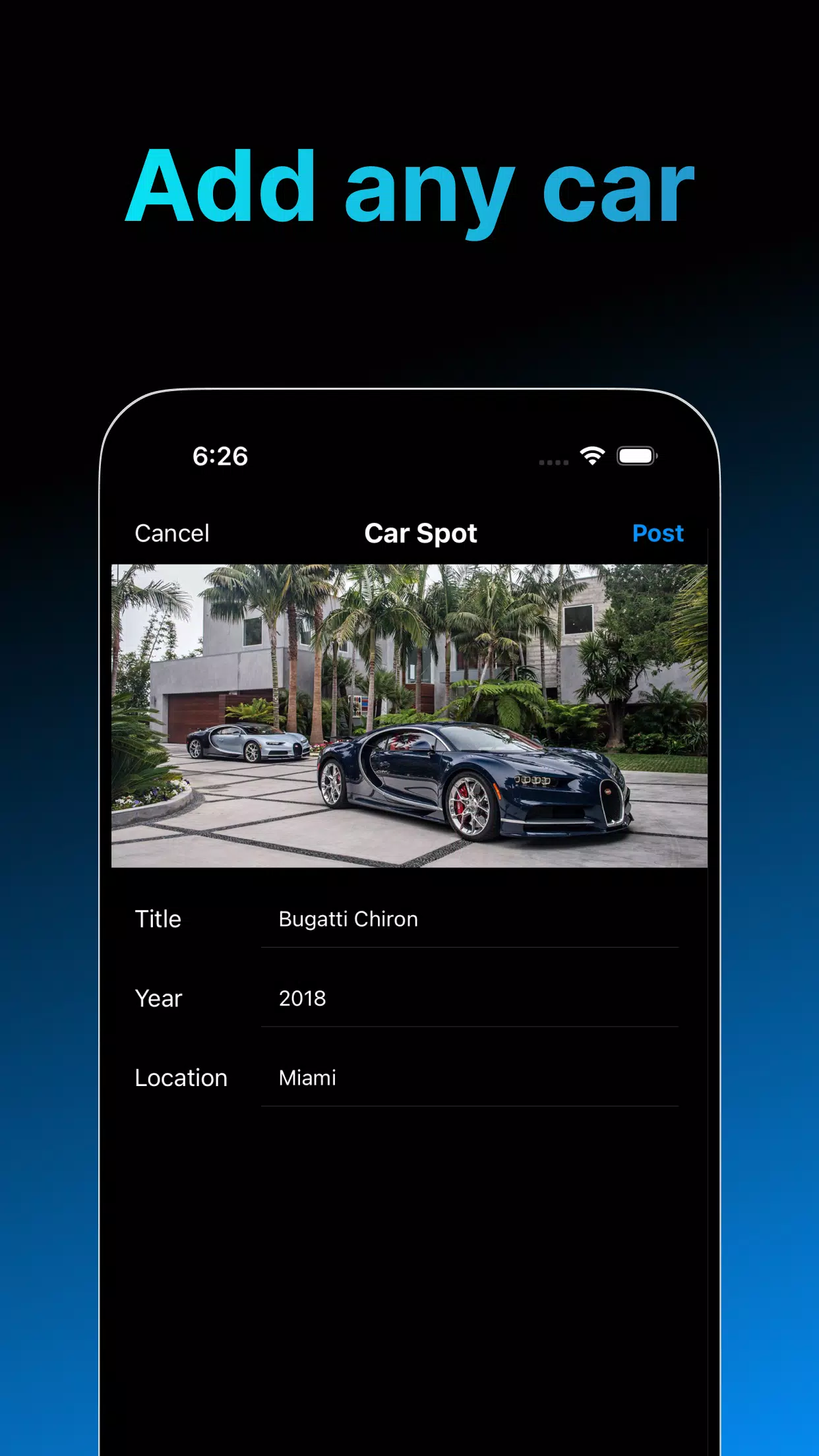 Car Spotting App Screenshot 3