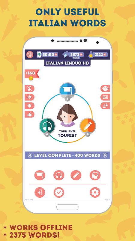 Italian for Beginners: LinDuo 螢幕截圖 2