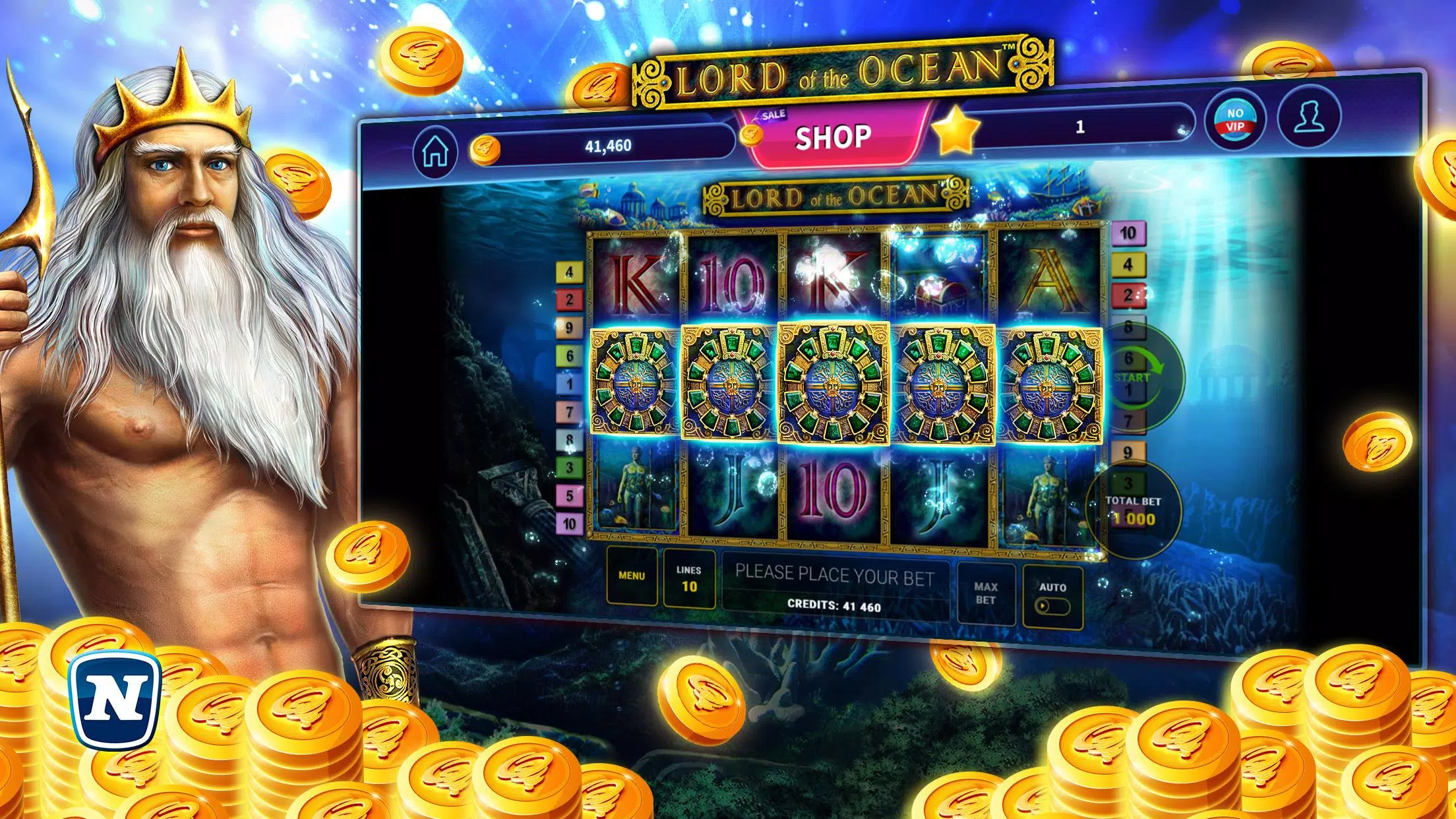 Lord of the Ocean™ Slot 螢幕截圖 2