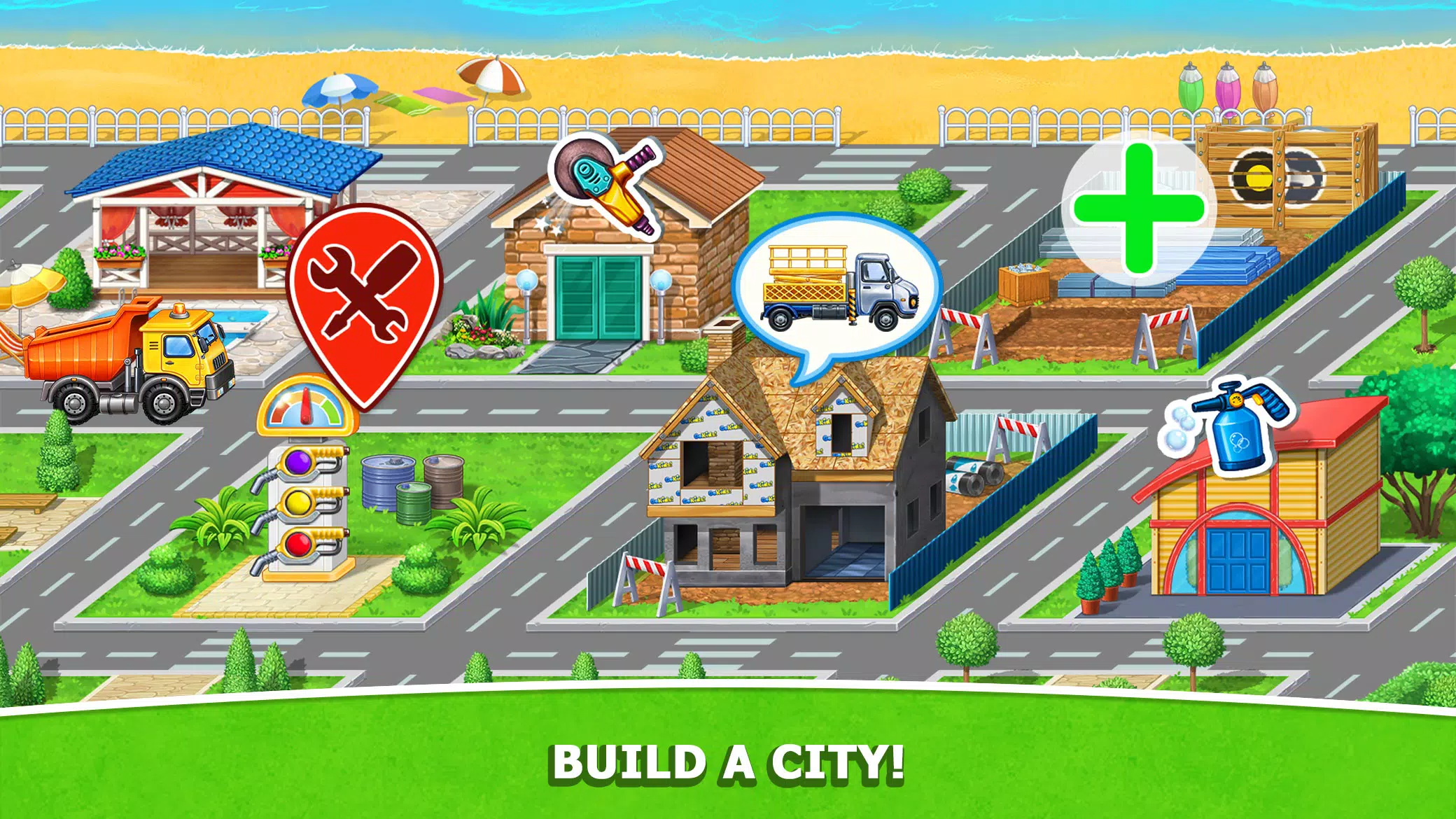 Kids Truck: City Builder Games 螢幕截圖 0