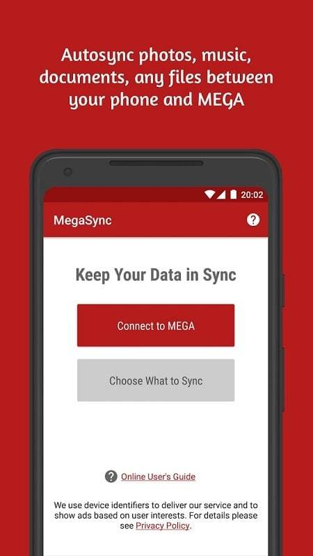 Autosync for MEGA - MegaSync ภาพหน้าจอ 1