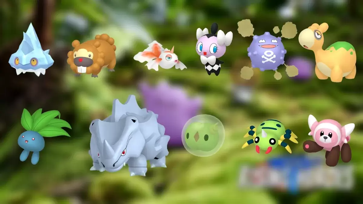 Ditto Disguises ทั้งหมดใน Pokemon Go สำหรับเดือนมีนาคม 2025 รวมถึง Rhyhorn, Oddish และ Numel