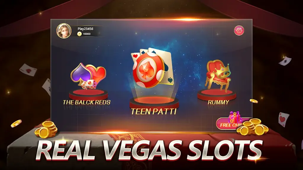 S9 Teen Patti Real Gold Schermafbeelding 1