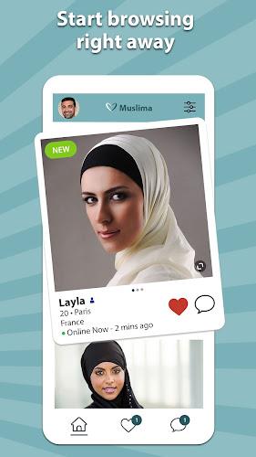 Muslima: Arab &  Muslim Dating ภาพหน้าจอ 2