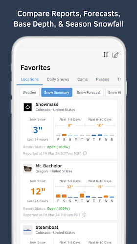 OpenSnow: Forecast Anywhere スクリーンショット 1