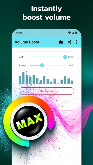 Volume Booster for Android 螢幕截圖 2