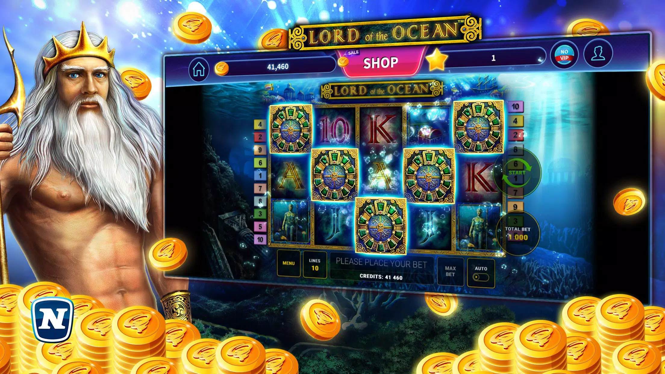 Lord of the Ocean™ Slot 螢幕截圖 0