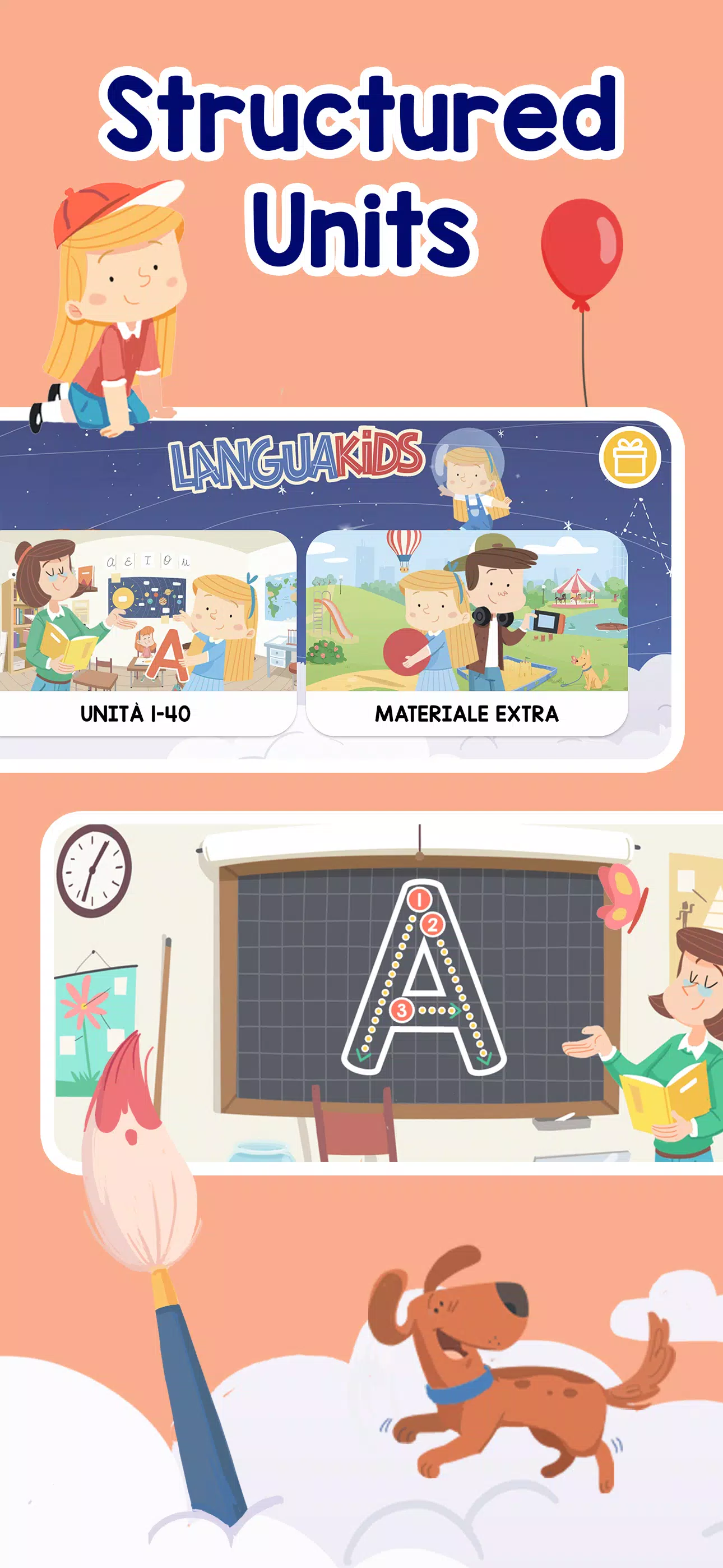 LANGUAKIDS: Italian for kids Ảnh chụp màn hình 2