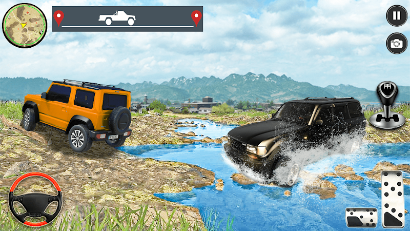 4x4 Turbo Jeep Racing Mania Schermafbeelding 1