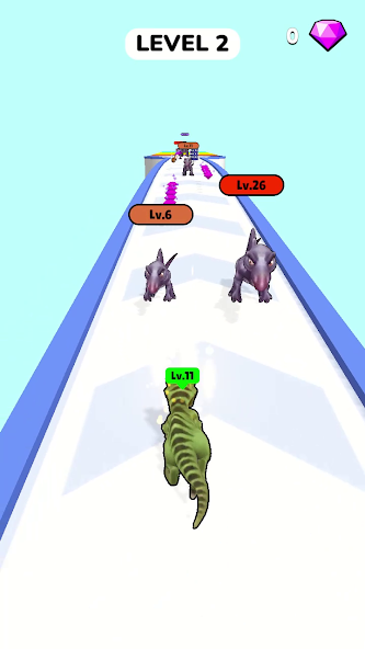 Schermata Dino Thrash 3D 2