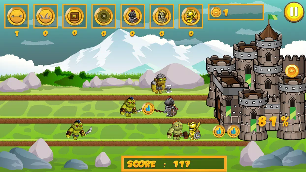 Knight vs Orc 스크린샷 1