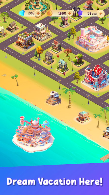 Schermata Merge Island - Dream Town Game 3