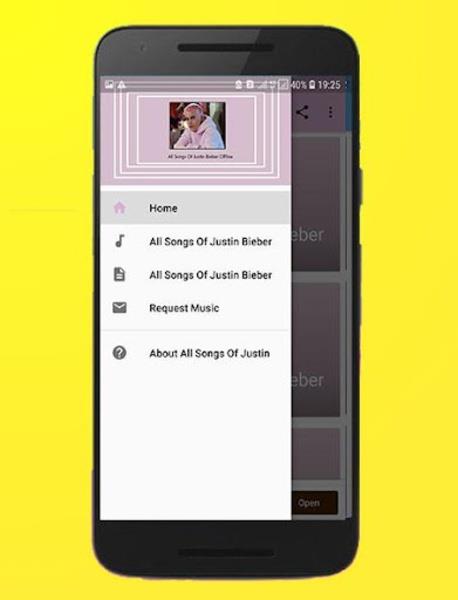 All Songs Of Justin Bieber Offline Ảnh chụp màn hình 3