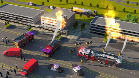 911 Rescue Fire Truck 3d Games Screenshot 1