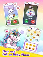 Baby Unicorn Phone For Kids Ekran Görüntüsü 1