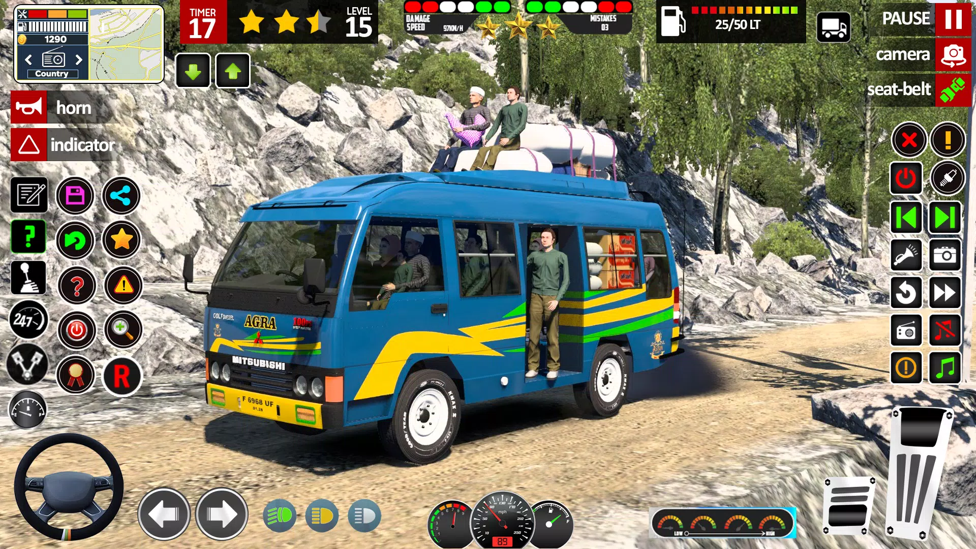 Real Mini Coach: Bus Game 3D Скриншот 2