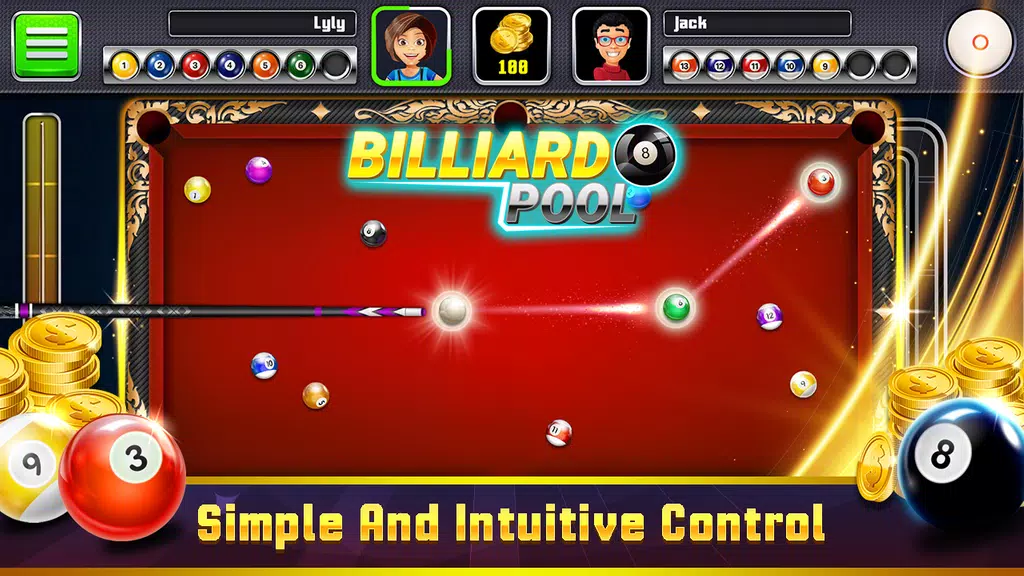 Billiards 8 ball Скриншот 0