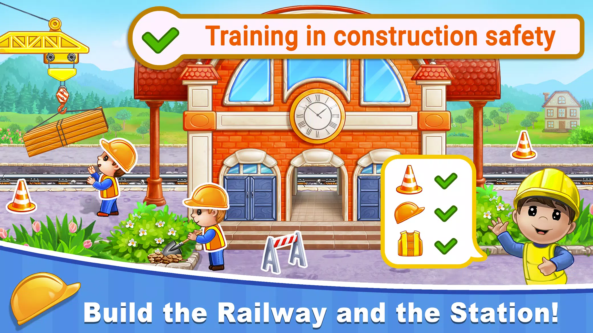 Train Games for Kids: station Screenshot 2