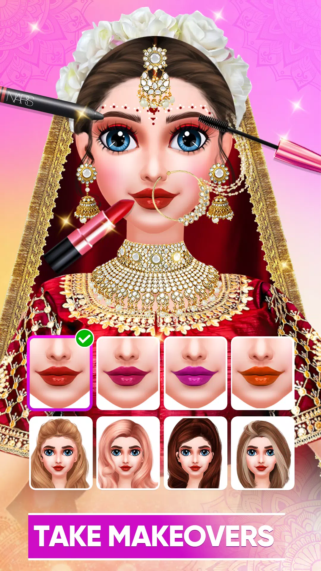 Indian Bridal Wedding Games Captura de pantalla 1