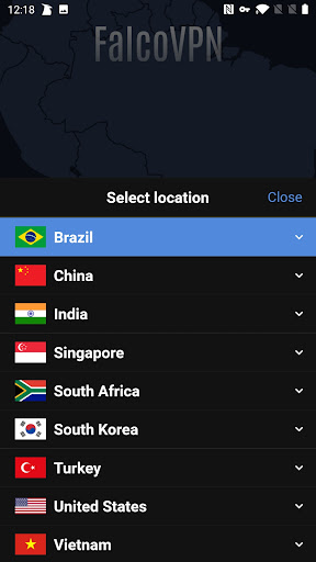 FalcoVPN Screenshot 3