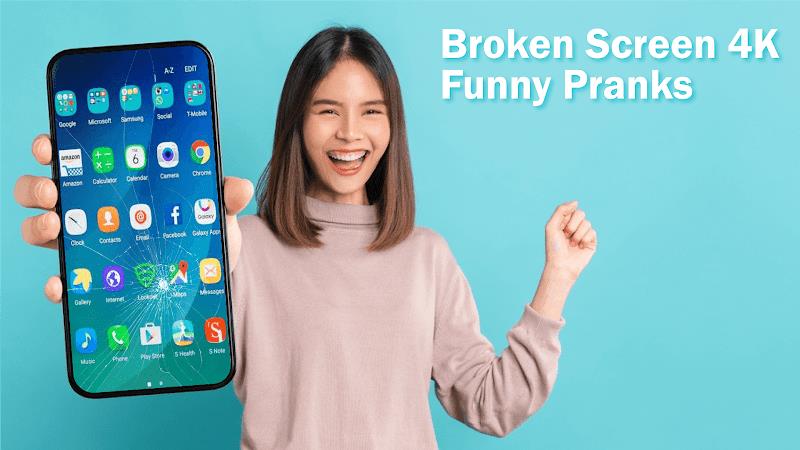 Broken Screen 4K Pranks Funny 螢幕截圖 3