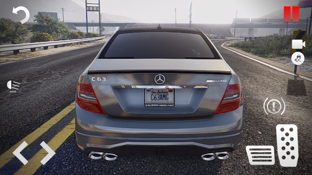 Car Driver Mercedes C-Class 63 螢幕截圖 1