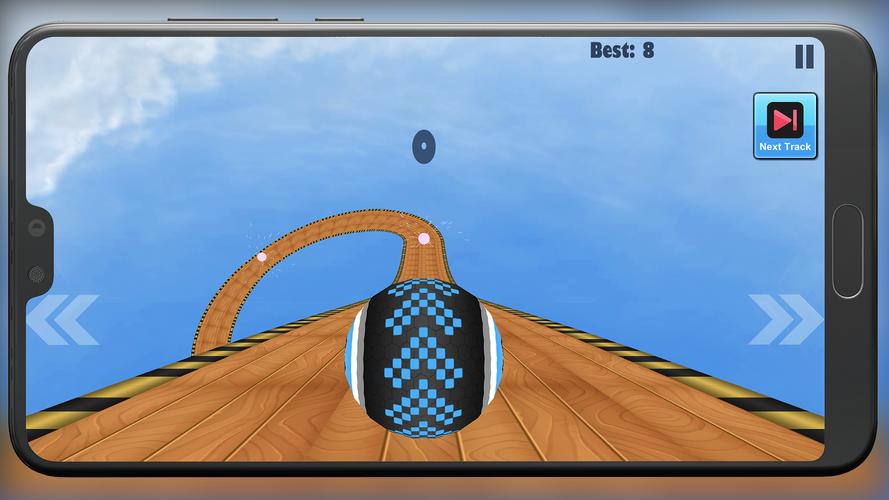 Rolling Ball Impossible road Screenshot 1