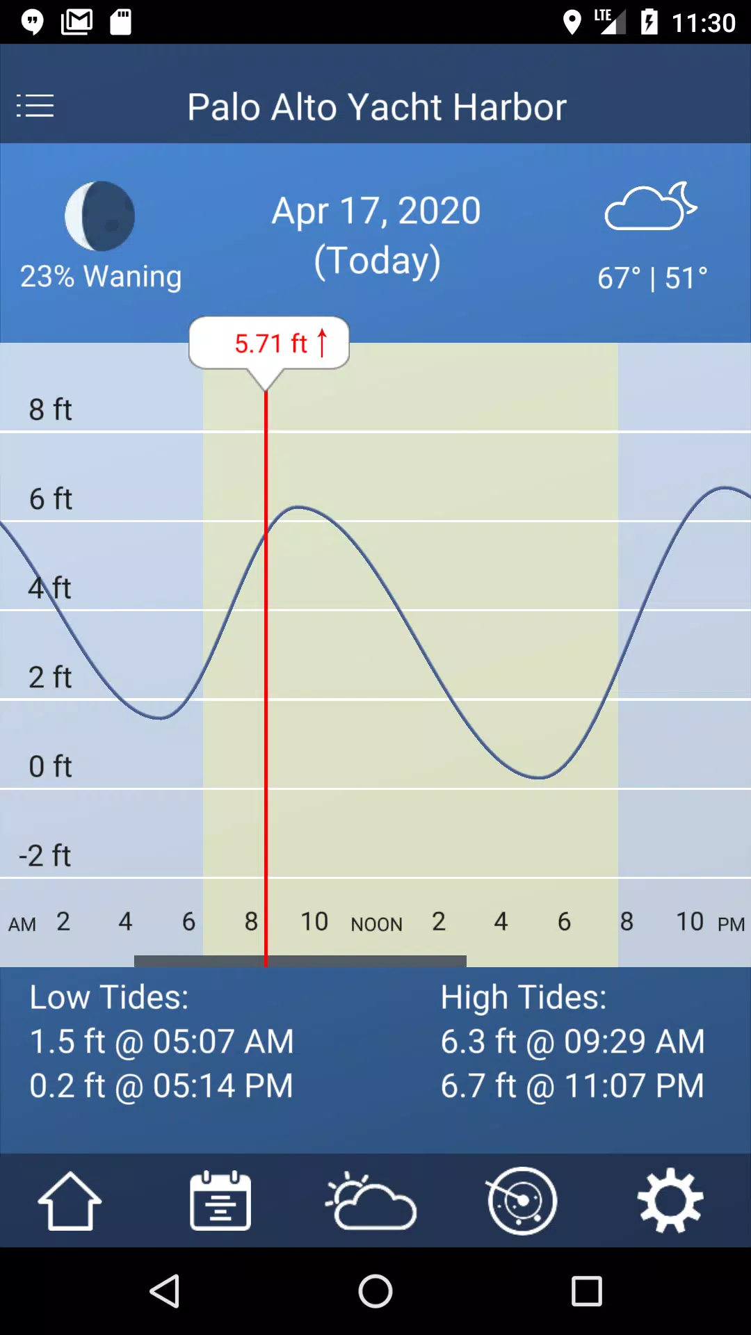 Tide Charts स्क्रीनशॉट 0