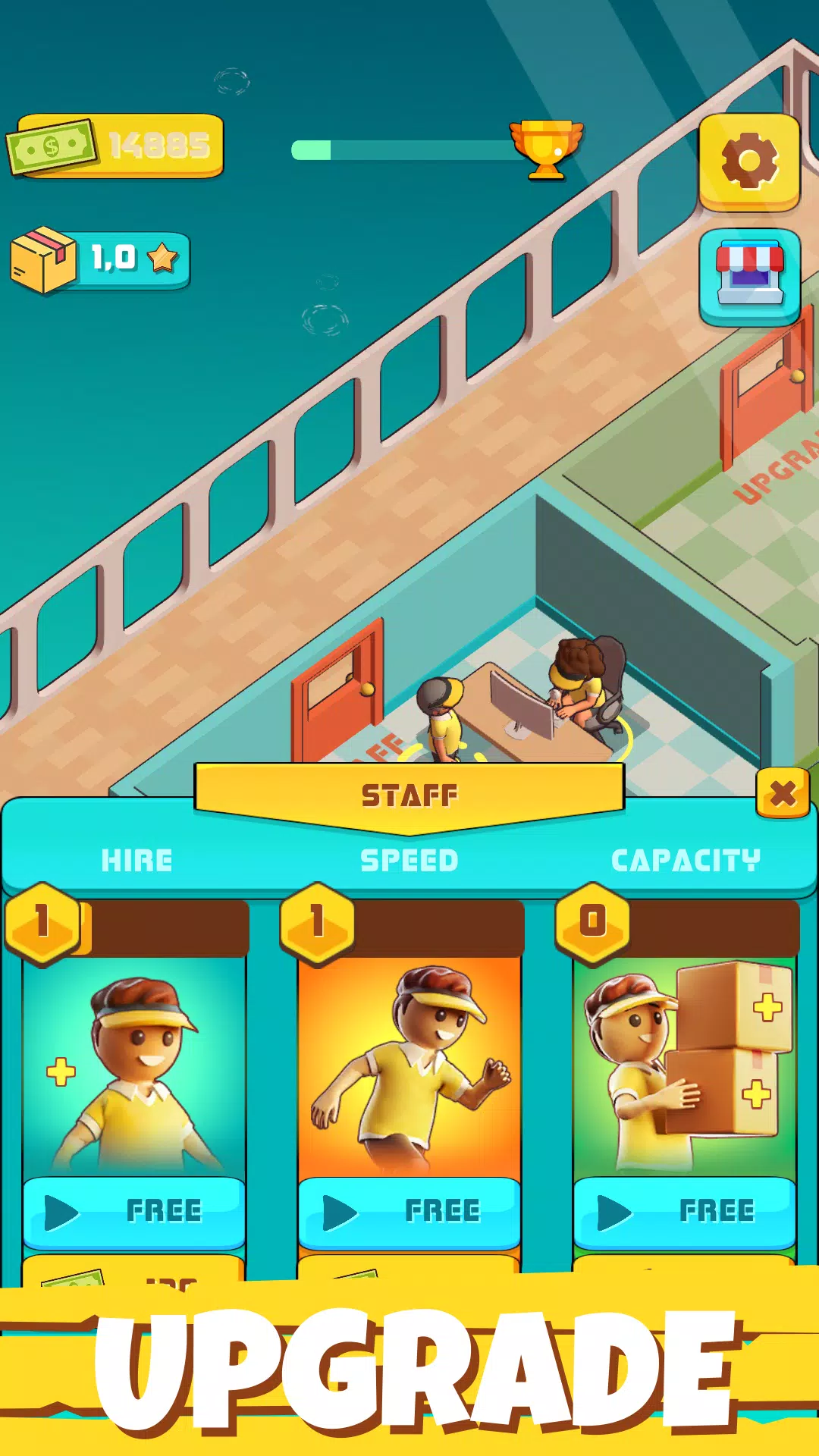 Marina Fever - Idle Tycoon RPG Screenshot 2