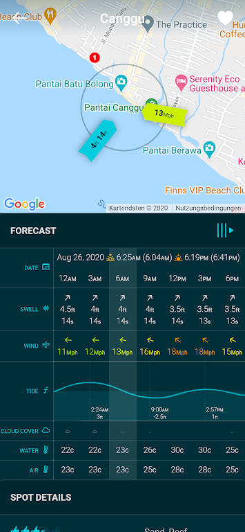 Spotadvisor Surf Forecast 螢幕截圖 1