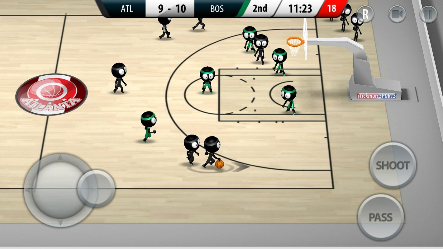 Stickman Basketball 2017 螢幕截圖 0