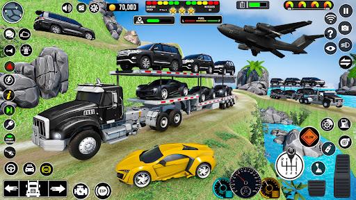 Crazy Truck Transport Car Game Schermafbeelding 2