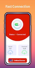 USA VPN - Fast VPN USA Proxy 螢幕截圖 1