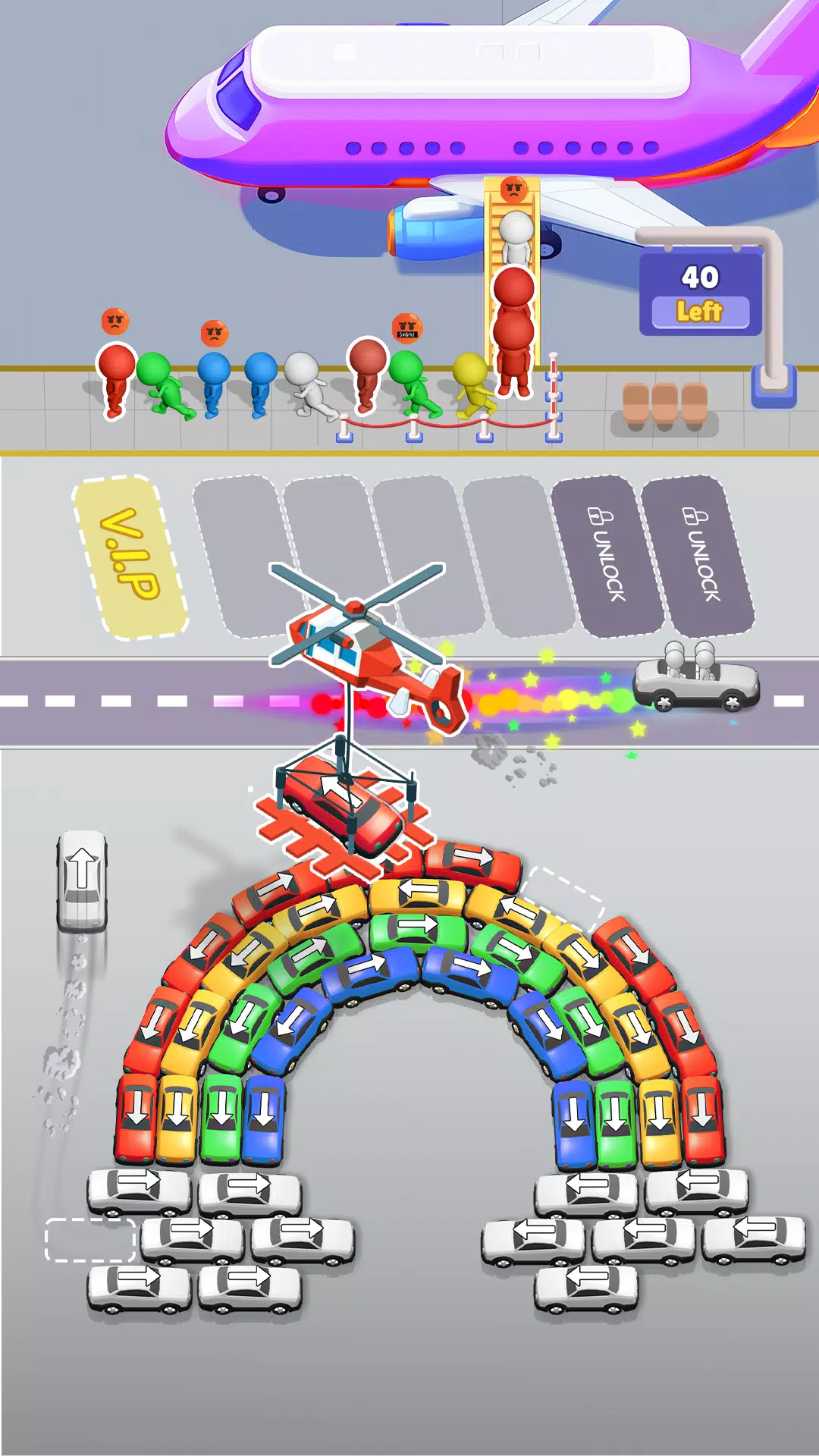 Bus Sort Jam: Parking Puzzle 螢幕截圖 1