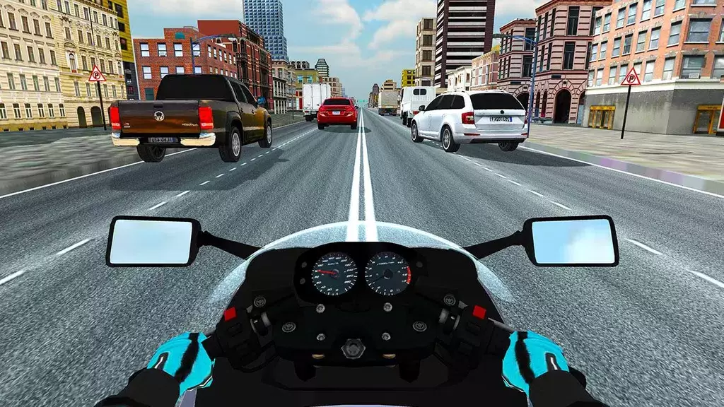 Highway Traffic Rider - 3D Bik Zrzut ekranu 1