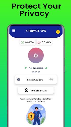 X Private VPN - XXXX Proxy Ảnh chụp màn hình 0