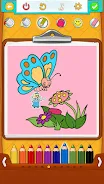 Butterfly Coloring Pages Schermafbeelding 1