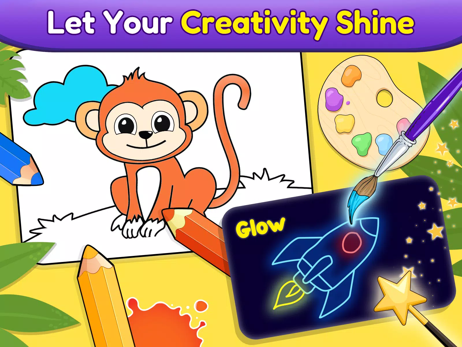 Coloring games for kids: 2-5 y Ảnh chụp màn hình 2