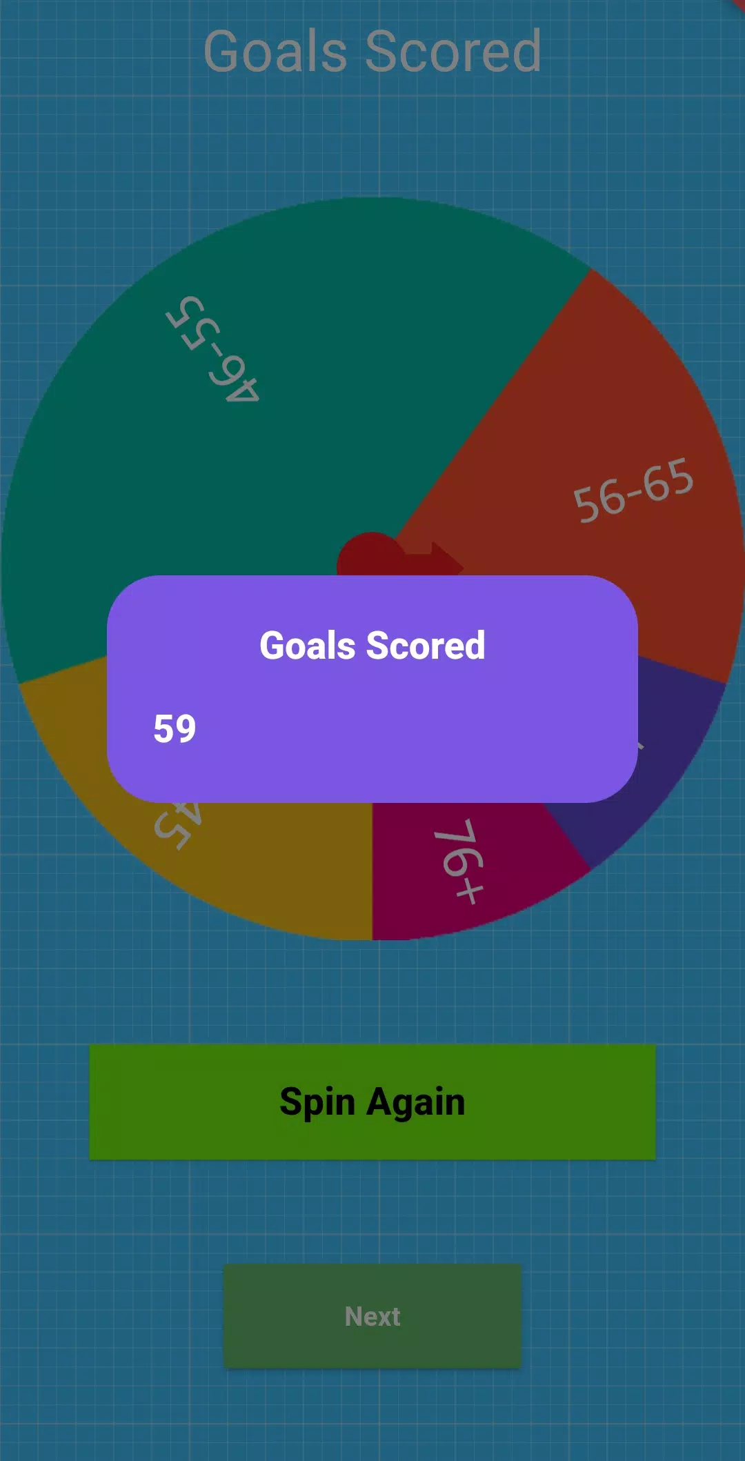 Soccer Coach Career Wheel 螢幕截圖 1