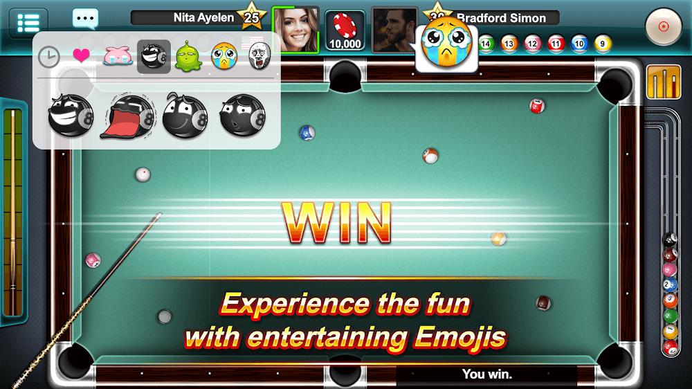 Pool Ace - 8 and 9 Ball Game ภาพหน้าจอ 2