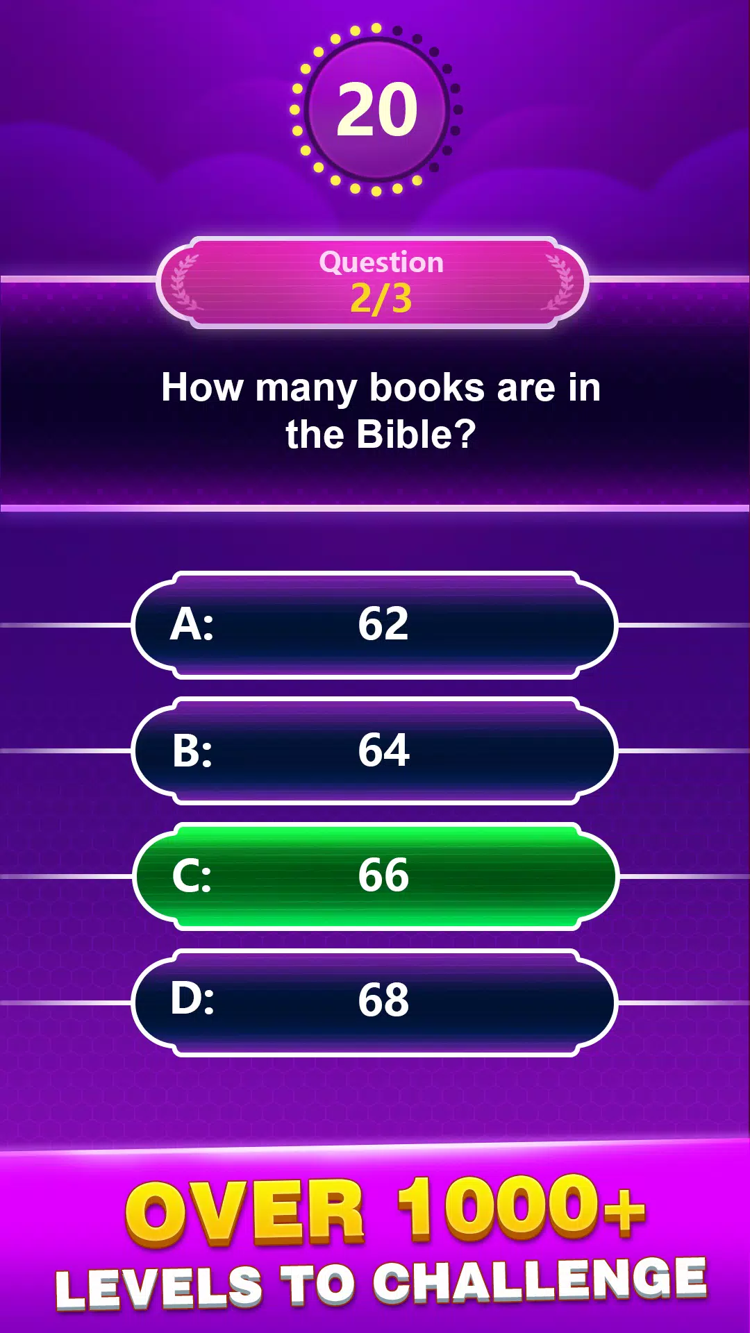 Bible Trivia 螢幕截圖 1