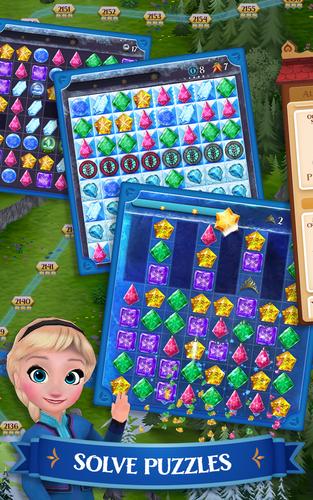 Disney Frozen Free Fall Games Скриншот 0