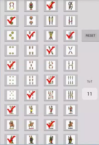 card counting napoletane cards Screenshot 1